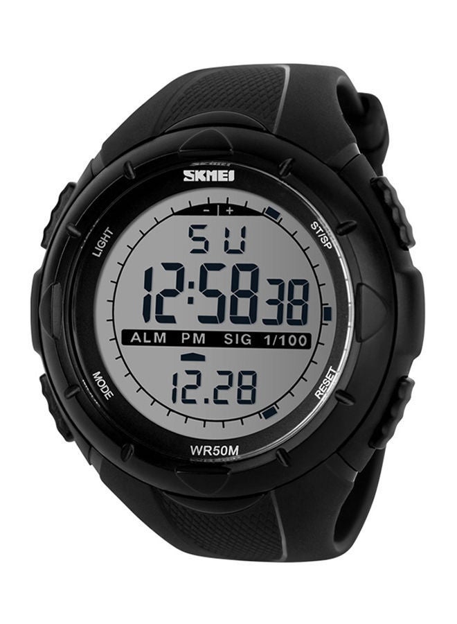 سكمي ساعة يد رقمية بعقارب مقاومة للماء طراز EF-305-1A للرجال - Image 1