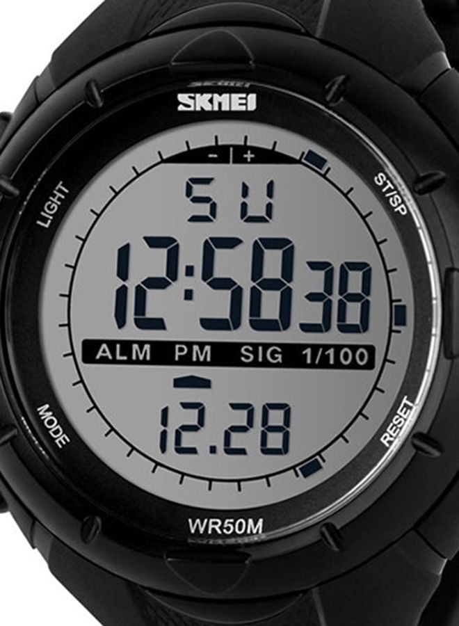 سكمي ساعة يد رقمية بعقارب مقاومة للماء طراز EF-305-1A للرجال - Image 2