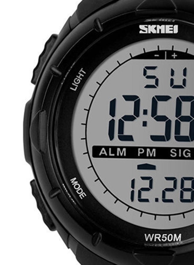 سكمي ساعة يد رقمية بعقارب مقاومة للماء طراز EF-305-1A للرجال - Image 4