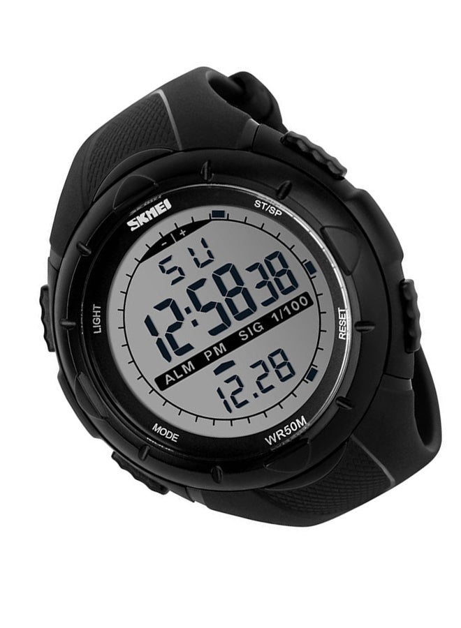 سكمي ساعة يد رقمية بعقارب مقاومة للماء طراز EF-305-1A للرجال - Image 5