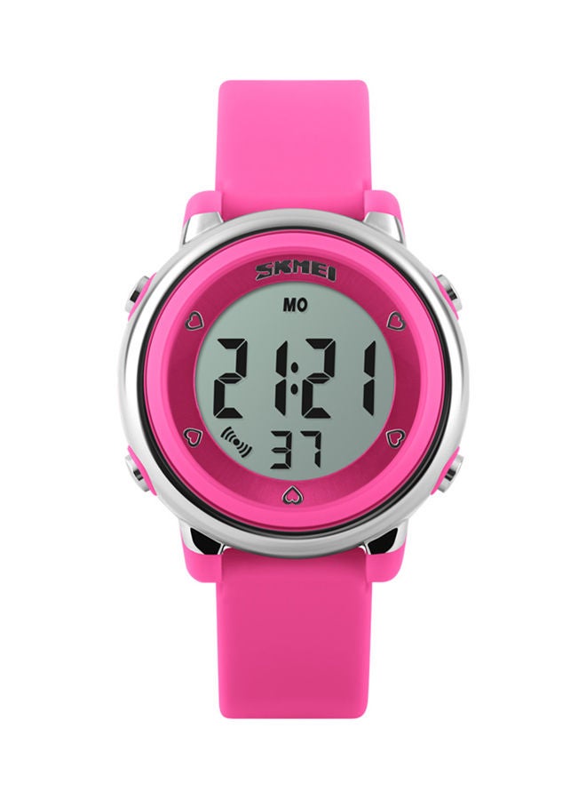 SKMEI Girls' Water Resistant Digital Watch 1100 - 33 mm - Pink - Image 1