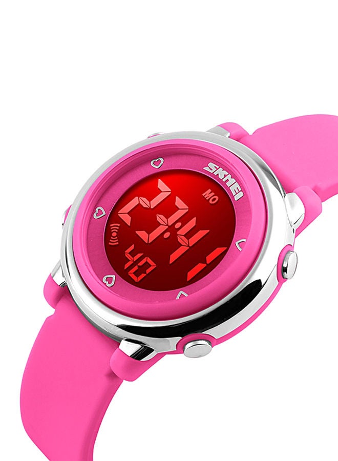 SKMEI Girls' Water Resistant Digital Watch 1100 - 33 mm - Pink - Image 2