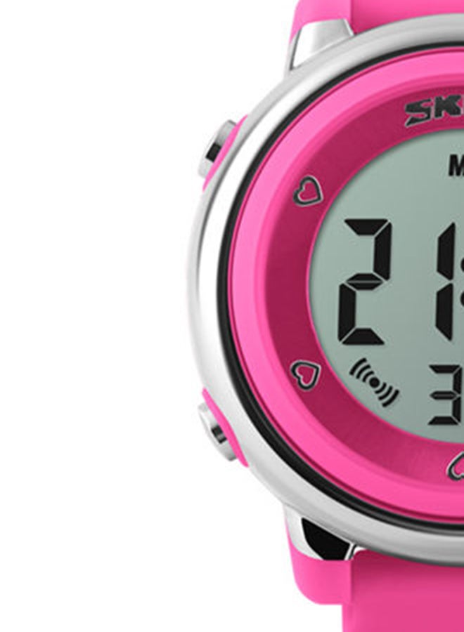 SKMEI Girls' Water Resistant Digital Watch 1100 - 33 mm - Pink - Image 5