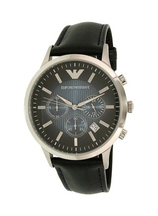 Men's Leather Analog Watch AR2473 - v1671102342/N14491038A_1
