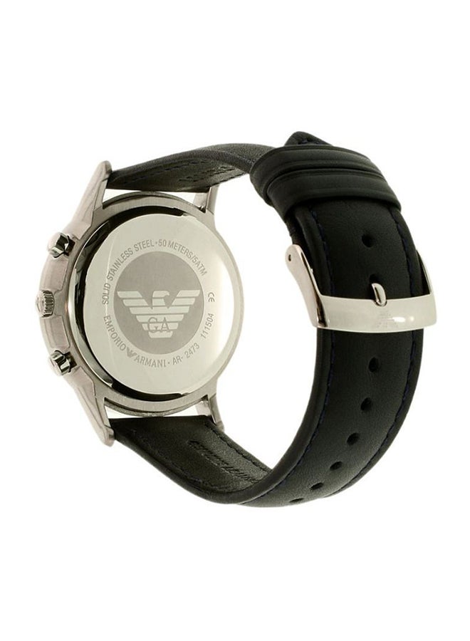 Men's Leather Analog Watch AR2473