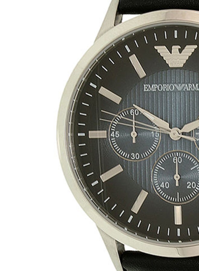 Men's Leather Analog Watch AR2473