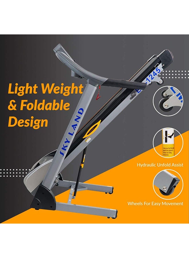 SkyLand 5HP Peak Foldable Motorized Automatic Treadmill With Hi-fi Speaker L 178 x W 75 x H 132 cmcm  - Image 4