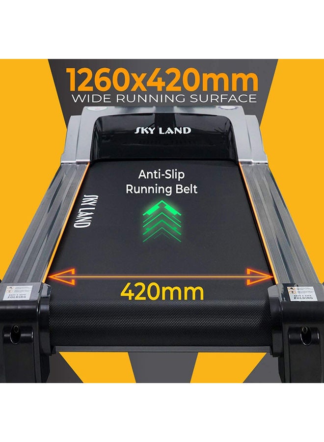 SkyLand 5HP Peak Foldable Motorized Automatic Treadmill With Hi-fi Speaker L 178 x W 75 x H 132 cmcm  - Image 5