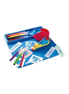 PLAYGO 14-Piece Air Brush Tattoo Studio Set Multicolour  - Image 2