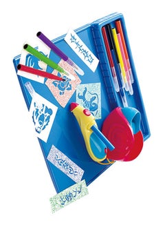 PLAYGO 14-Piece Air Brush Tattoo Studio Set Multicolour  - Image 3