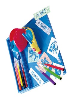 PLAYGO 14-Piece Air Brush Tattoo Studio Set Multicolour  - Image 4
