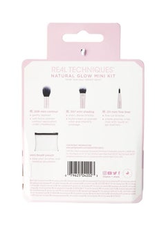 REAL TECHNIQUES Mini Brushes Natural Glow Mini Kit Grey  - Image 3
