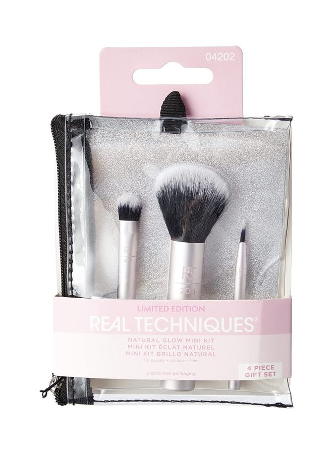 REAL TECHNIQUES Mini Brushes Natural Glow Mini Kit Grey - Image 4