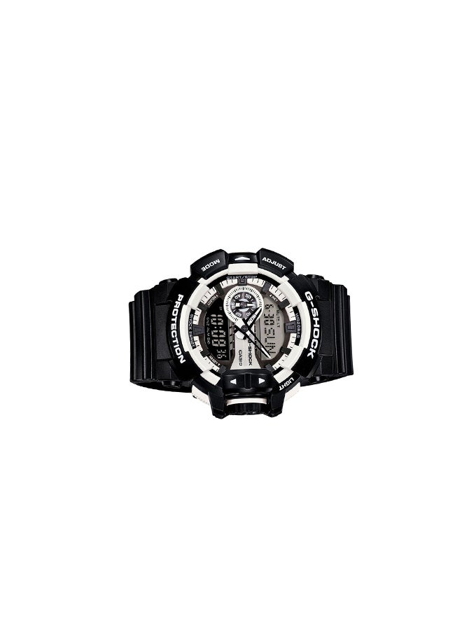 جي شوك ساعة رقمية/ بعقارب مقاومة للماء طراز GA-400-1ADR للرجال - Image 3