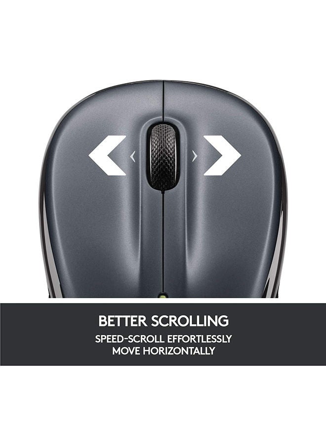 Logitech - M325 Wireless Mouse, 2.4 GHz with USB Unifying Receiver, 1000 DPI Optical Tracking, 18-Month Life Battery, PC/Mac/Laptop Black - Image 1