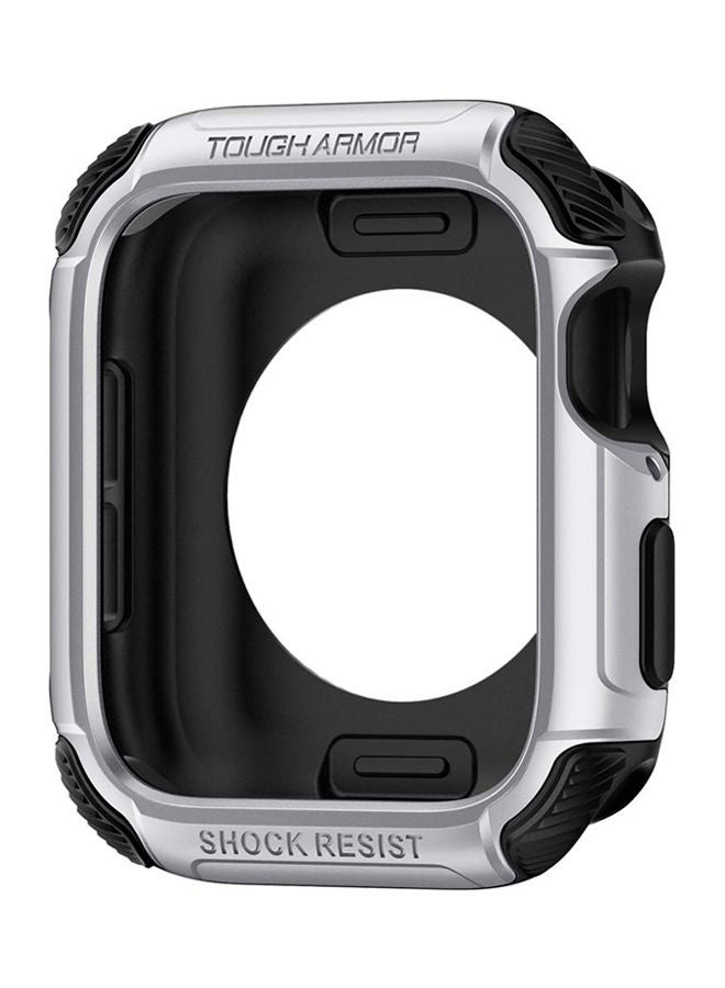Spigen Tough Armor Case Cover for Apple Watch 44mm Series 6/SE/5/4 Silver - Image 1
