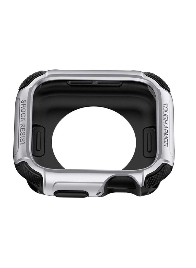 Spigen Tough Armor Case Cover for Apple Watch 44mm Series 6/SE/5/4 Silver - Image 4
