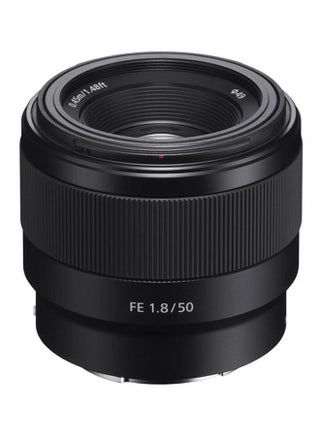 FE 50mm F1.8 Compact Lightweight E Mount Lens with Beautiful Dedofusing Bokeh Compatible with Full Frame and APS C Camera SEL50F18F, Black, Lens Only Black - v1671108766/N22688332A_1