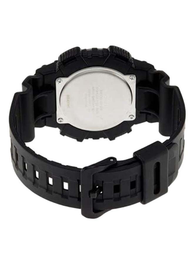 كاسيو ساعة للرجال مقاومة للماء تناظرية ورقمية AQ-S810W-8AVDF باللون الأسود للرجال - Image 2