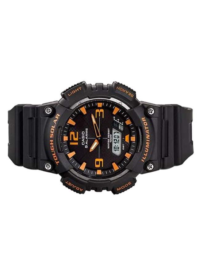 كاسيو ساعة للرجال مقاومة للماء تناظرية ورقمية AQ-S810W-8AVDF باللون الأسود للرجال - Image 3
