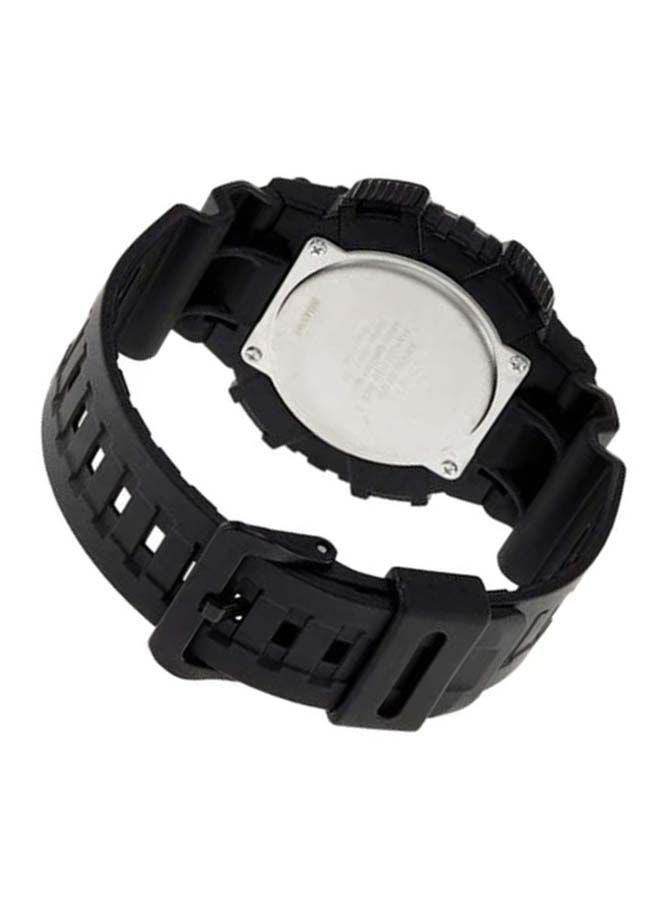 كاسيو ساعة للرجال مقاومة للماء تناظرية ورقمية AQ-S810W-8AVDF باللون الأسود للرجال - Image 4