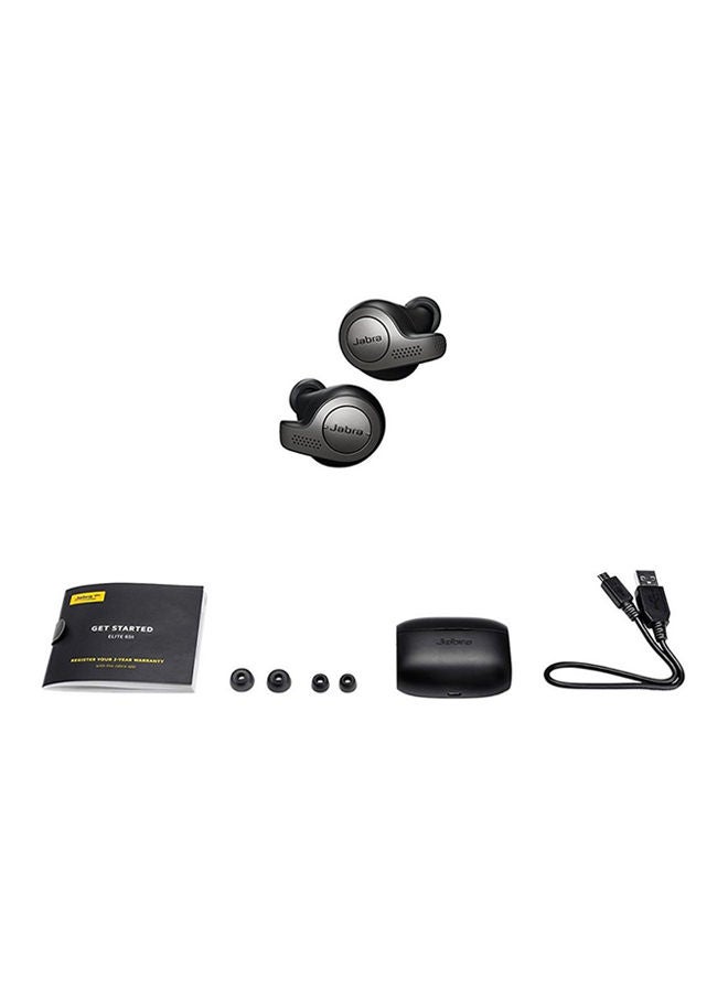 Jabra - Elite 65T Wireless In-Ear Headset Titanium Black - Image 1
