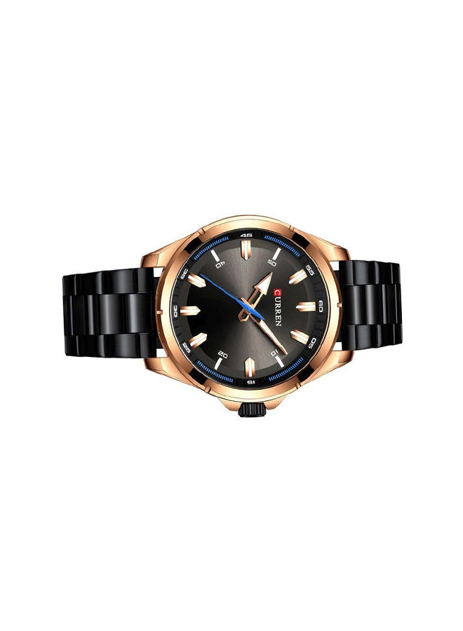 CURREN Men's Stainless Steel Analog Watch 8320 - 46 mm - Black  - Image 4