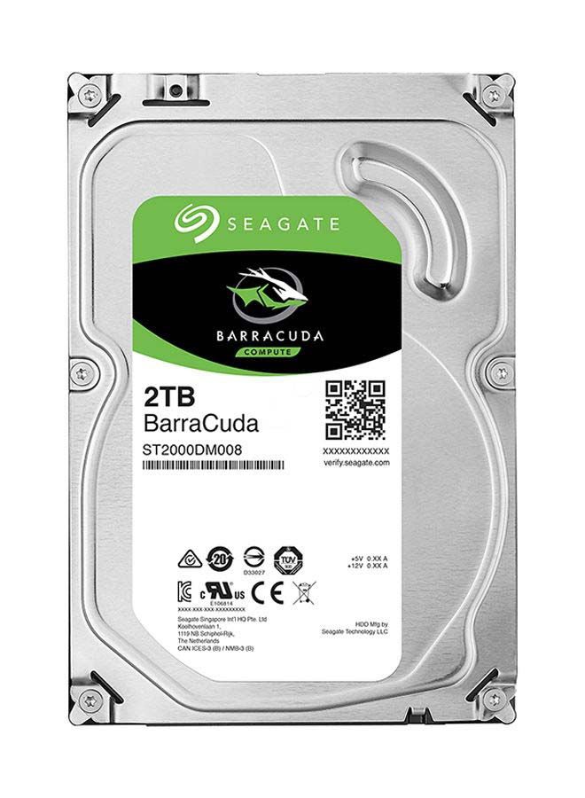 سيجيت محرك أقراص صلب داخلي 3.5 بوصة باركودا ST2000DM008 - ساتا 2 TB  - Image 1