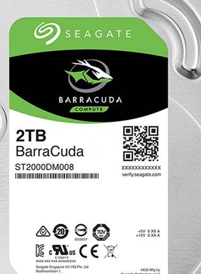 Barracuda ST2000DM008 3.5 inch Internal Hard Drive - SATA 2 TB