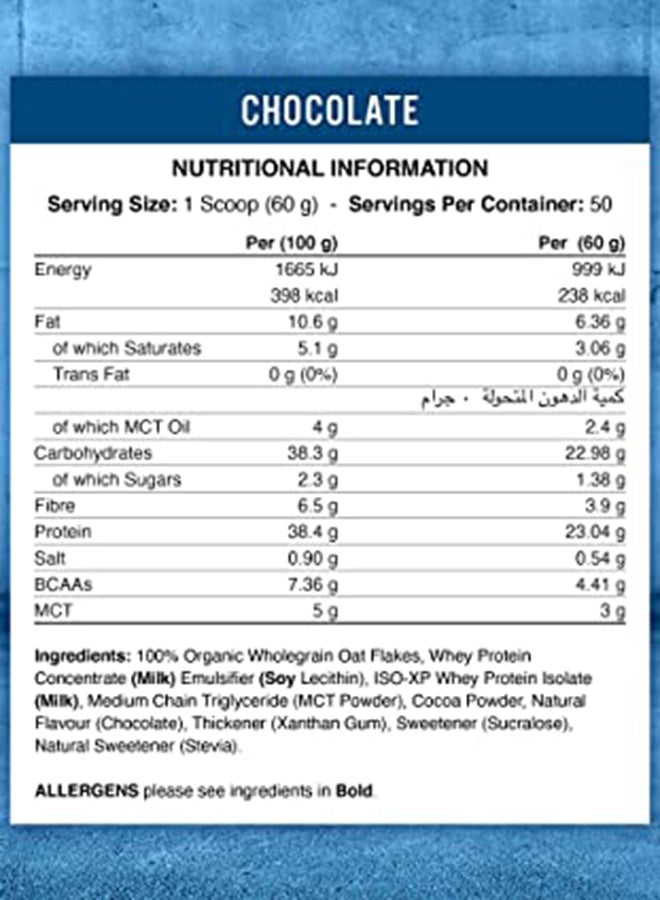 Applied Nutrition - Critical Oats Advanced Protein Porridge Blueberry 50 Servings 3Kg - Image 1