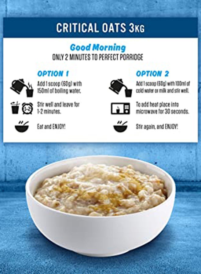 Applied Nutritions Critical Oats Blueberry Advanced Protein Porridge 3kg