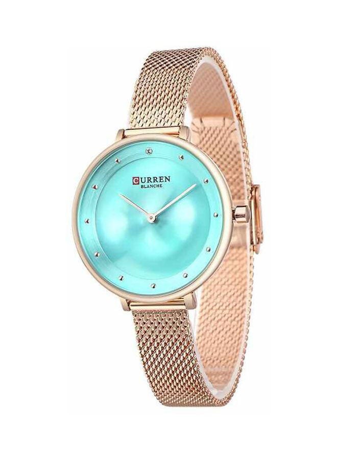 CURREN - Women's Water Resistant Analog Wrist Watch 9029 - 35 mm -Gold - Image 1