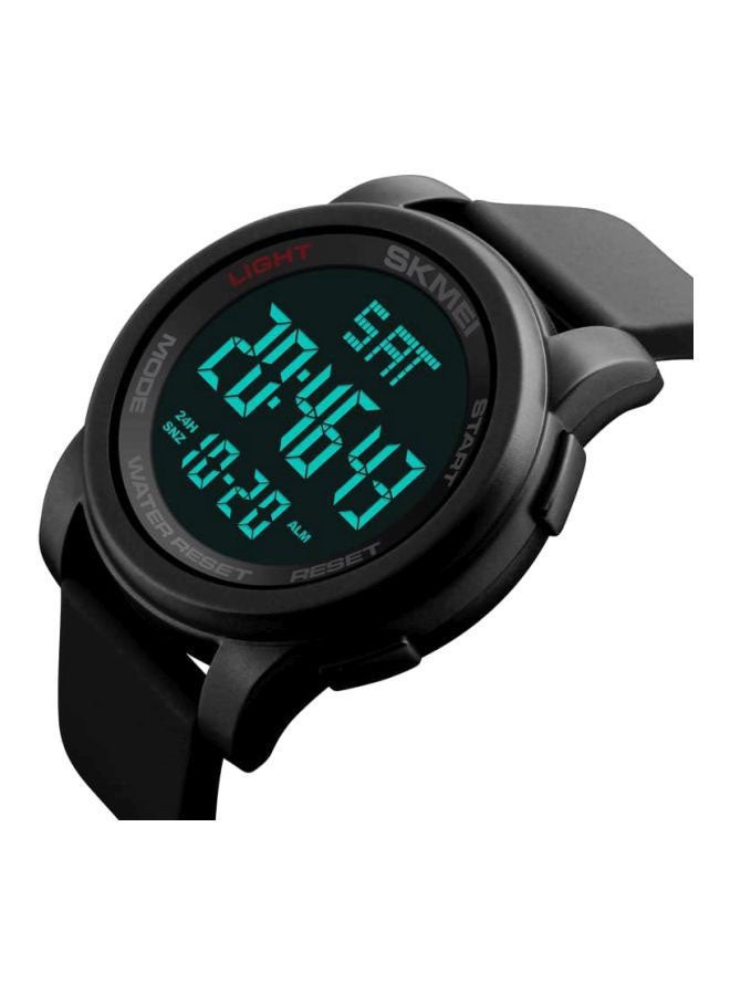 SKMEI Men's Water Resistant Digital Watch 1257 - 50 mm - Black - Image 2
