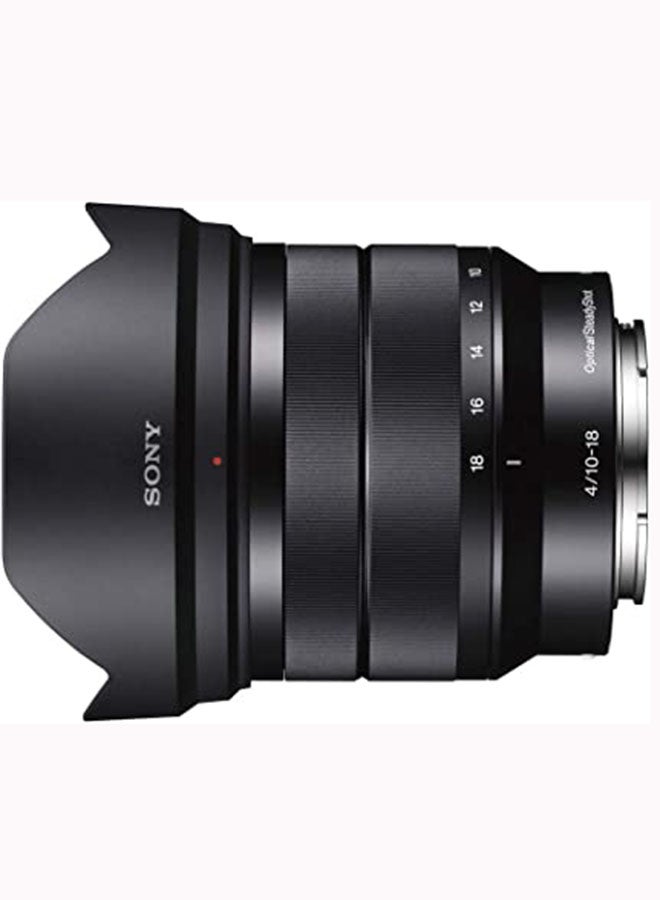 Sony - Sel1018 E Mount - Aps-C 10-18 mm F4.0 Wide Angle Zoom Lens Black - Image 1
