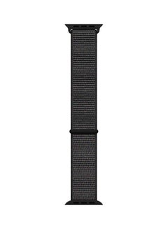 Sports Loop Replacement Wrist Band For Apple Watch 44mm Black Sport