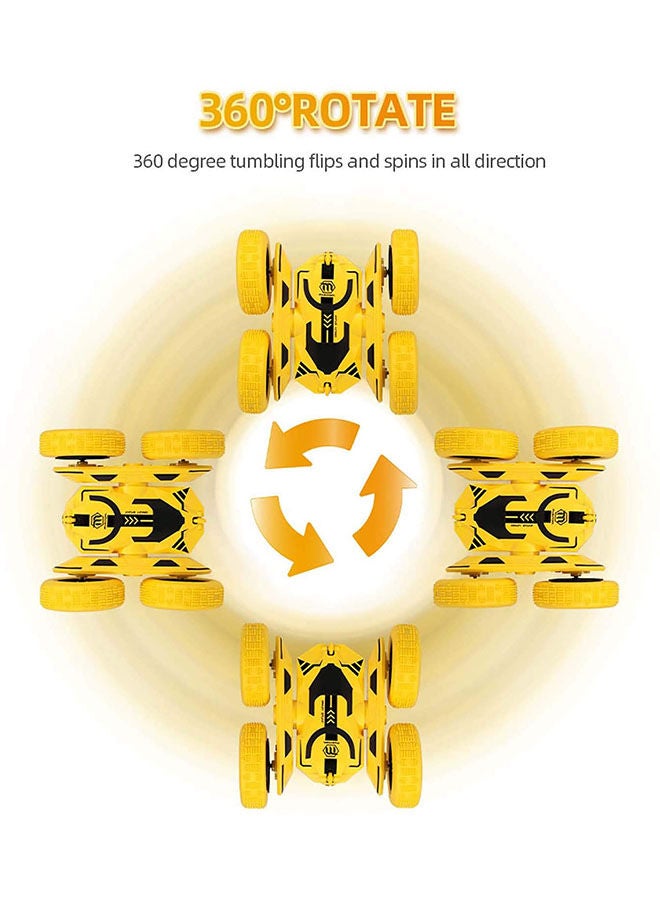 Generic - Portable Double Sided Rotating Vehicles Tumbling Flips Rc Remote Control Car- Assorted - Image 1