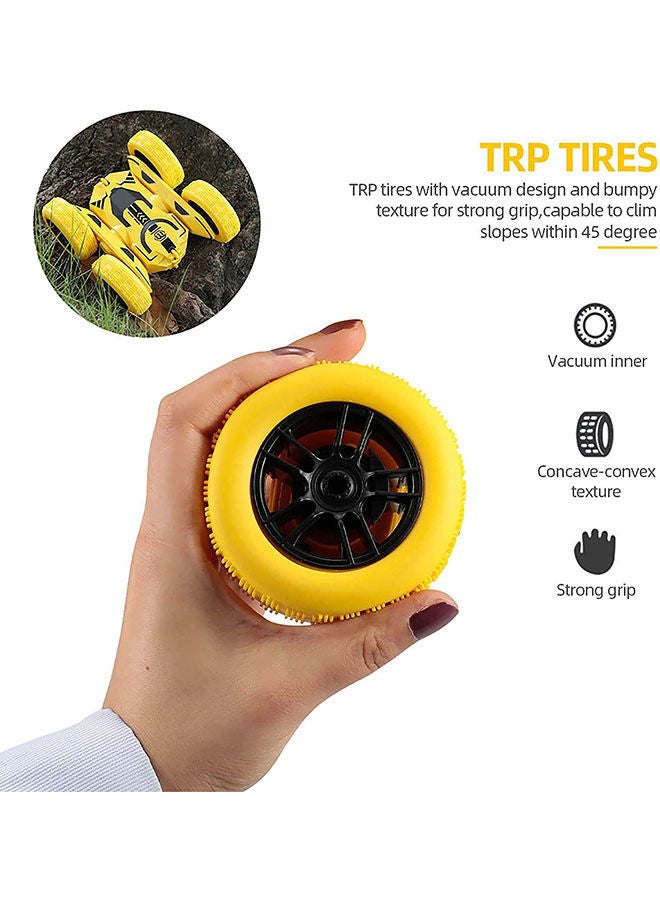 Generic - Portable Double Sided Rotating Vehicles Tumbling Flips Rc Remote Control Car- Assorted - Image 1