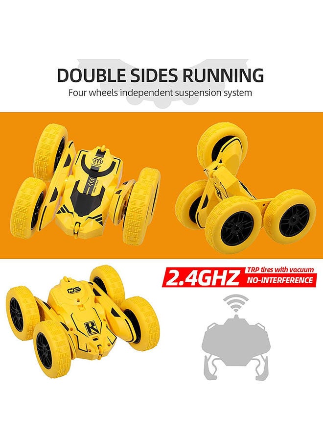 Generic - Portable Double Sided Rotating Vehicles Tumbling Flips Rc Remote Control Car- Assorted - Image 1