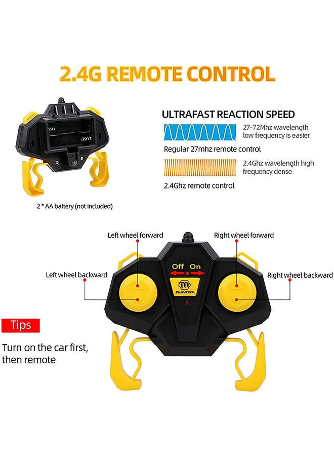 Generic - Portable Double Sided Rotating Vehicles Tumbling Flips Rc Remote Control Car- Assorted - Image 1