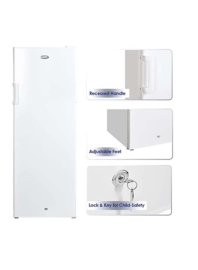 سوبر جنرال فريزر بتصميم قائم وبخاصية فك التجميد 225 L 240 W SGUF-348H أبيض  - Image 4