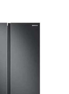 Samsung 647L Net Capacity, Side by Side Refrigerator with Digital Inverter Technology, All-around Cooling, Power Cool 200 W RS62R5001B4 Black  - Image 5