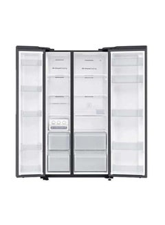 Samsung 647L Net Capacity, Side by Side Refrigerator with Digital Inverter Technology, All-around Cooling, Power Cool 200 W RS62R5001B4 Black  - Image 4