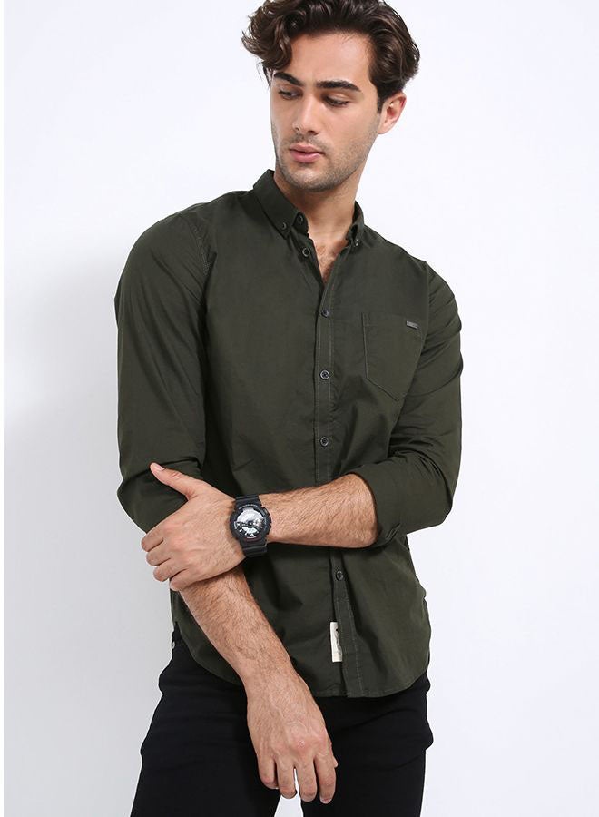 جي شوك ساعة يد رقمية وبعقارب بسوار مطاطي دائري الشكل مقاس 51 مم - لون أسود - طراز GA-110-1ADR للرجال - Image 3