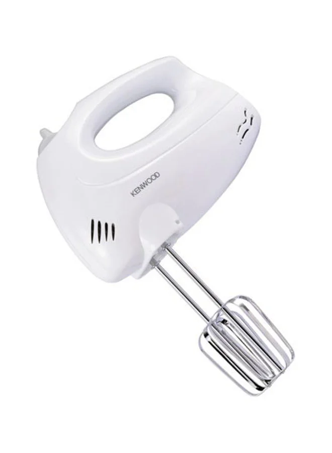 KENWOOD Hand Mixer, 6 Speeds, Turbo Function, 2 Beaters, 2 Dough Hooks, 250 W HM330 White