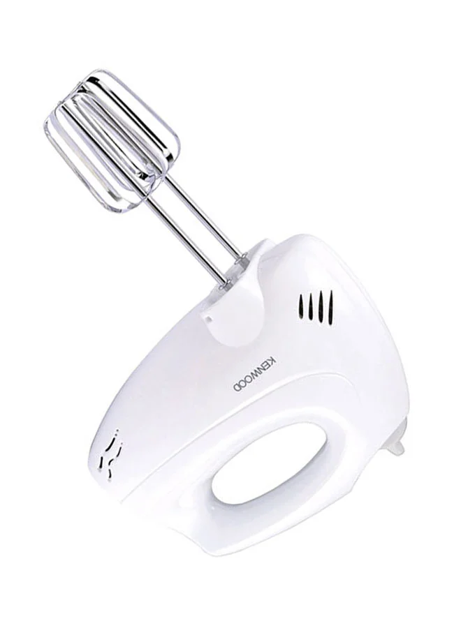 KENWOOD Hand Mixer, 6 Speeds, Turbo Function, 2 Beaters, 2 Dough Hooks, 250 W HM330 White