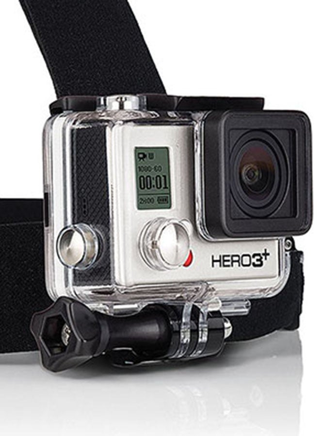 Advanced Head Strap With QuickClip Black