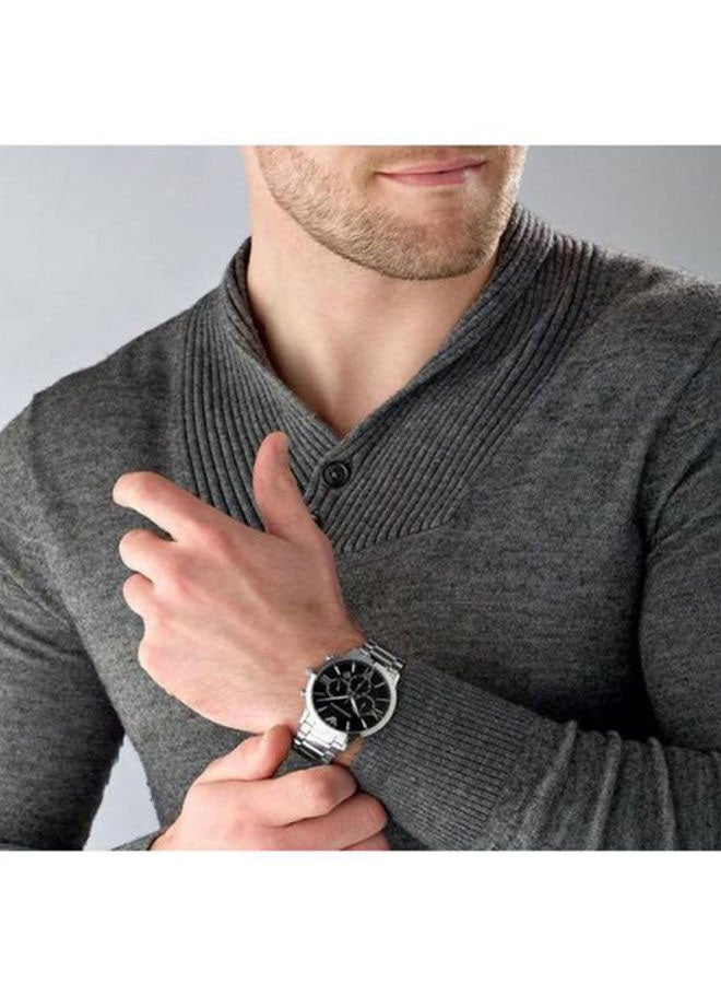 EMPORIO ARMANI Men's Giovanni Water Resistant Chronograph Watch AR11208 - Image 5