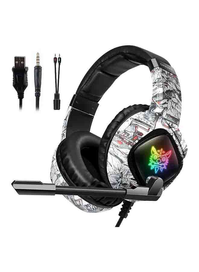 onikuma - K19 Gaming Wired Headset With Microphone For PS4/PS5/XOne/XSeries/NSwitch/PC - Image 1