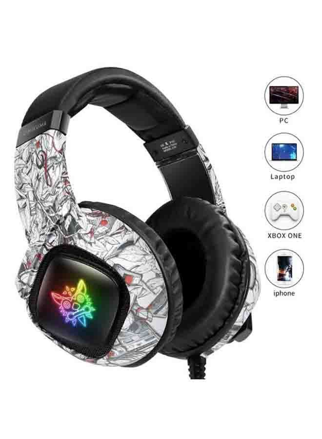 onikuma - K19 Gaming Wired Headset With Microphone For PS4/PS5/XOne/XSeries/NSwitch/PC - Image 1