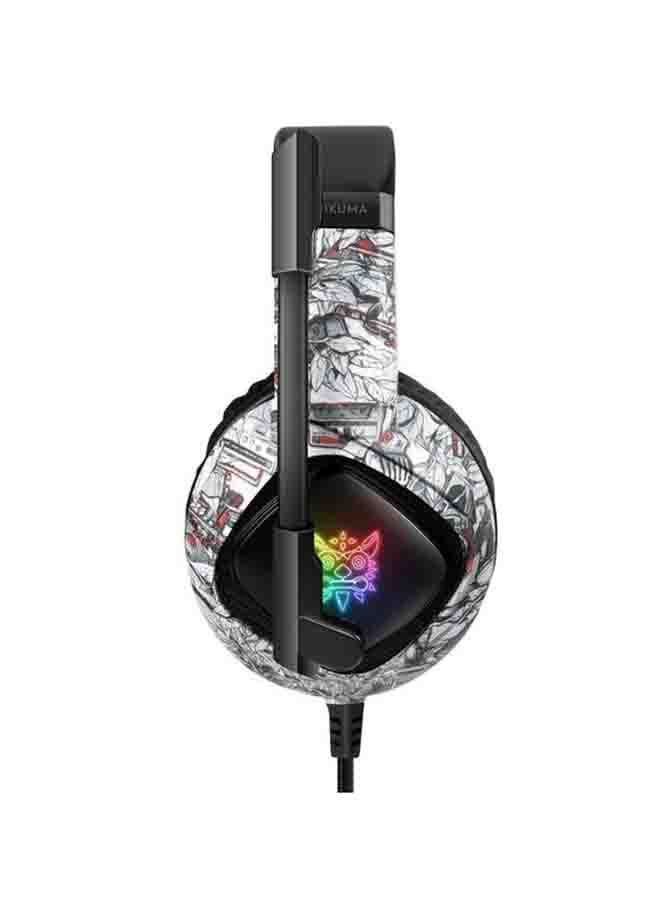onikuma - K19 Gaming Wired Headset With Microphone For PS4/PS5/XOne/XSeries/NSwitch/PC - Image 1